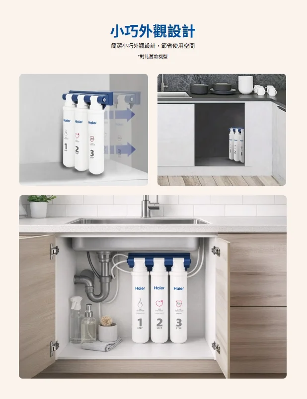 海爾超鎂濾淨水器 安裝示意