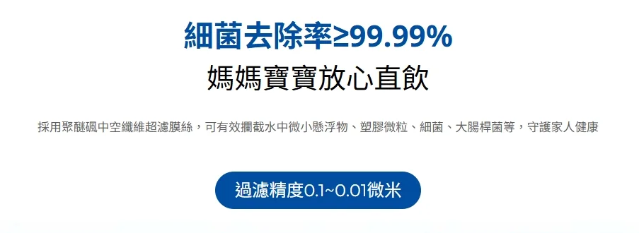 海爾超濾1200G濾芯剖面示意