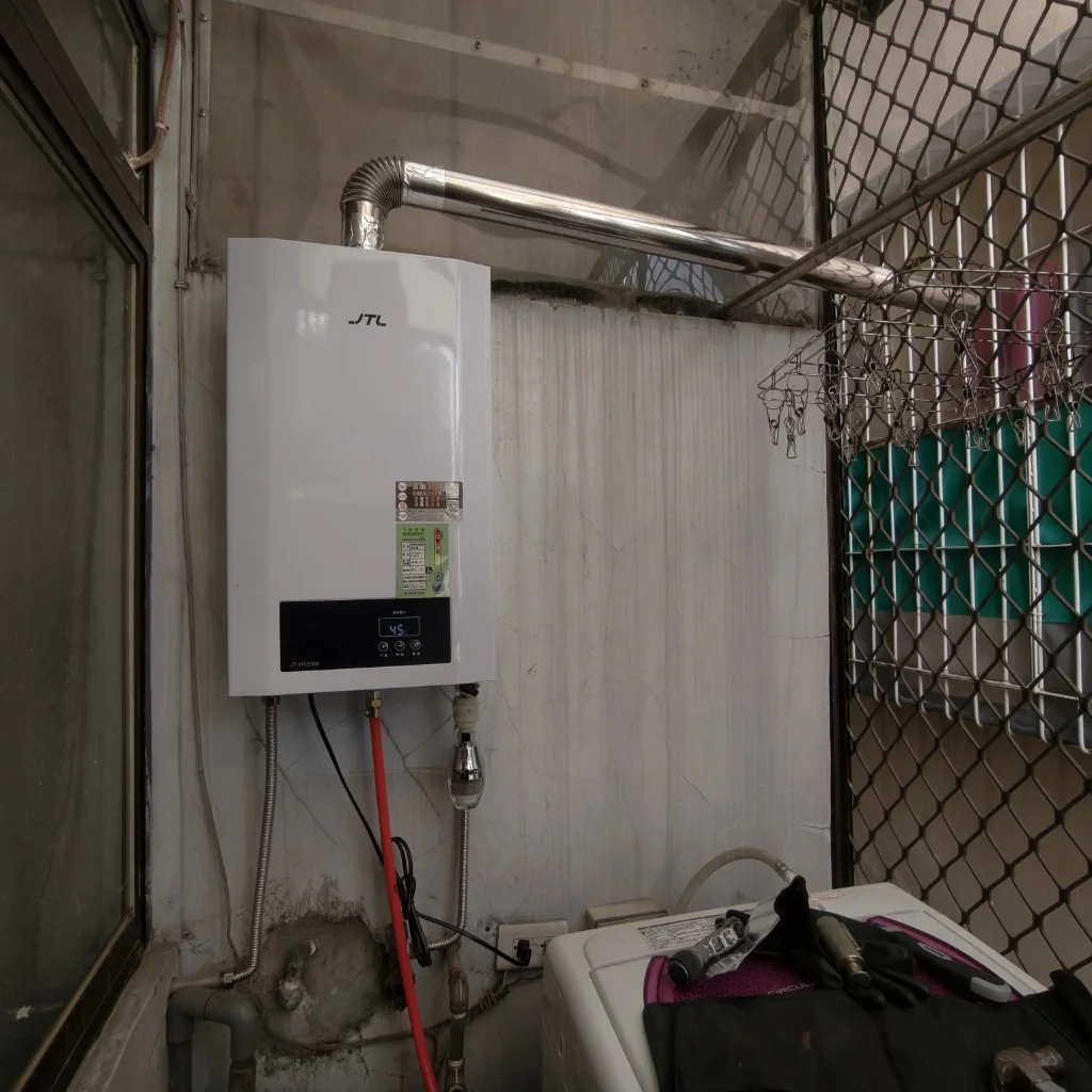 鼓山喜特麗JT-H1220A 12L強排熱水器安裝